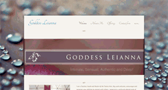 Desktop Screenshot of mygoddessleianna.com